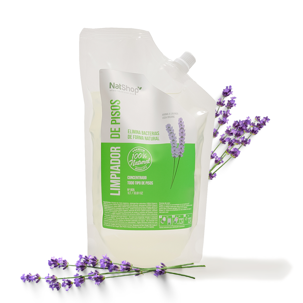 Limpiador de pisos concentrado - Lavanda Orgánica 1 litro