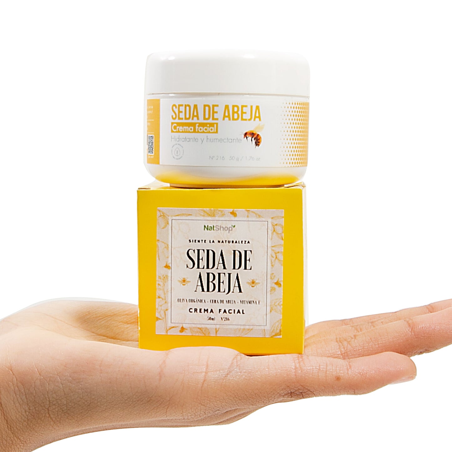 Seda de abeja - Oliva orgánica, cera de abeja, vitamina E y Romero 50ml