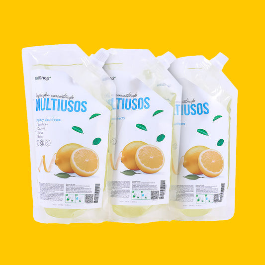 Kit 3 Limpiadores Multiusos concentrados