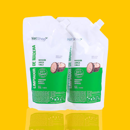 Kit 2 Limpiadores para Maderas concentrados
