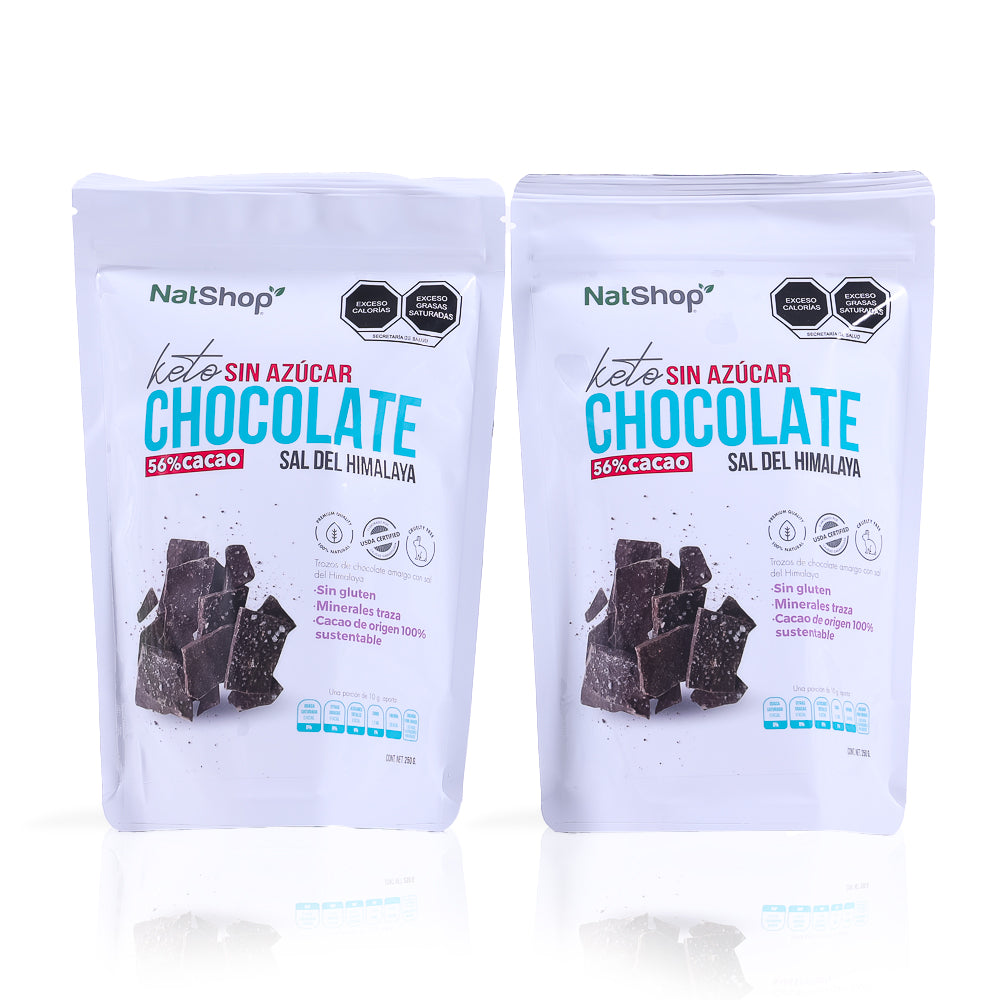 Kit 2 Chocolates keto - Sin azúcar