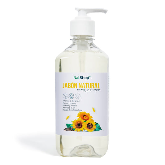 Jabón natural para manos y cuerpo - Vitamina E 500ml